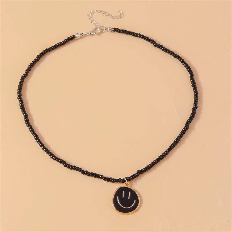 Cute Smiley Ketting | Zomer 2025 Trendy Necklace met Vrolijke Vibe