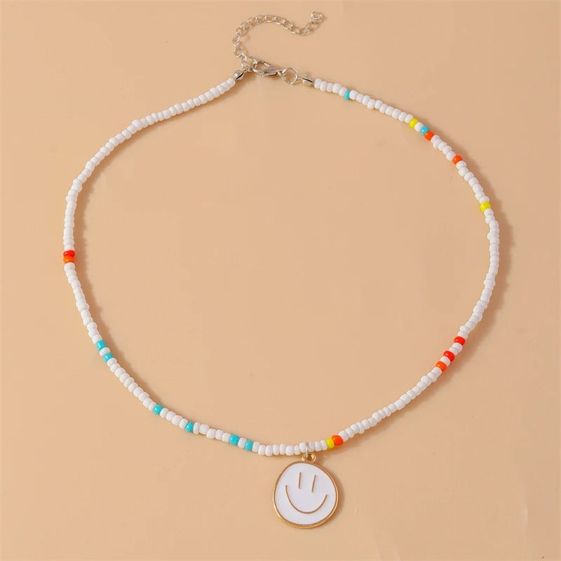 Cute Smiley Ketting | Zomer 2025 Trendy Necklace met Vrolijke Vibe