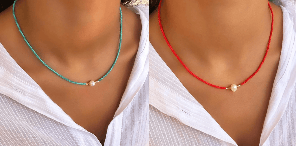 Pocket Pearl™ - Ketting met natuurlijke parels 1+1 GRATIS