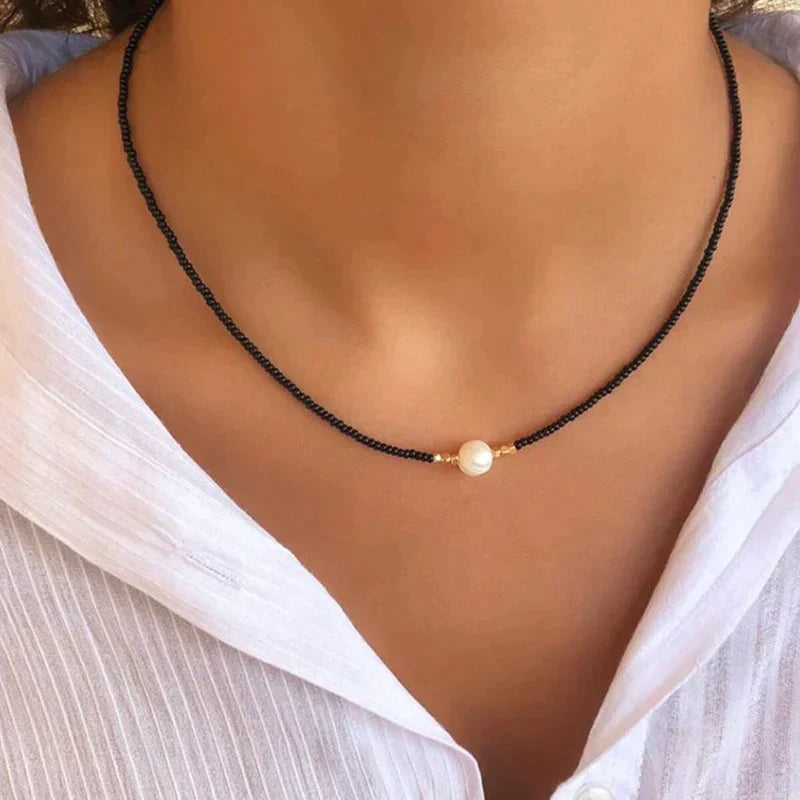 Pocket Pearl™ - Ketting met natuurlijke parels 1+1 GRATIS