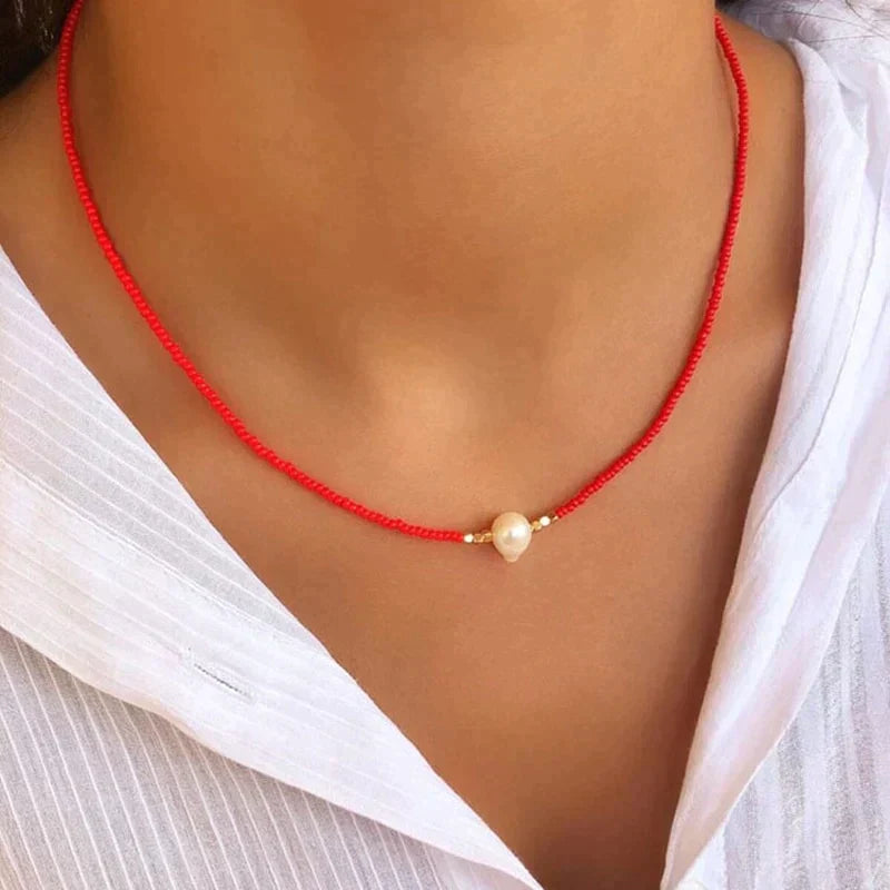 Pocket Pearl™ - Ketting met natuurlijke parels 1+1 GRATIS