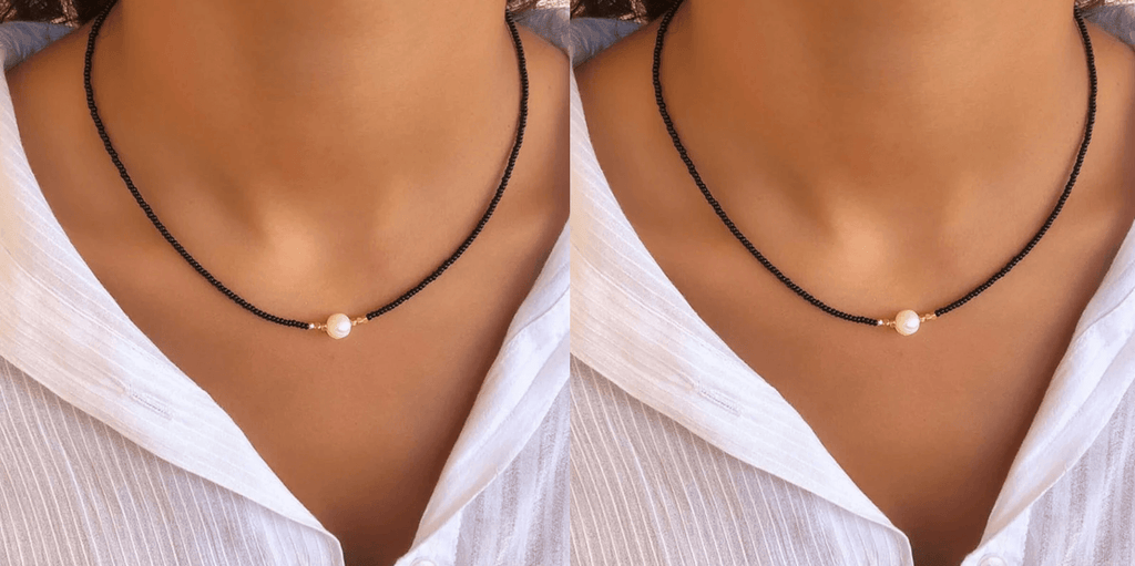Pocket Pearl™ - Ketting met natuurlijke parels 1+1 GRATIS