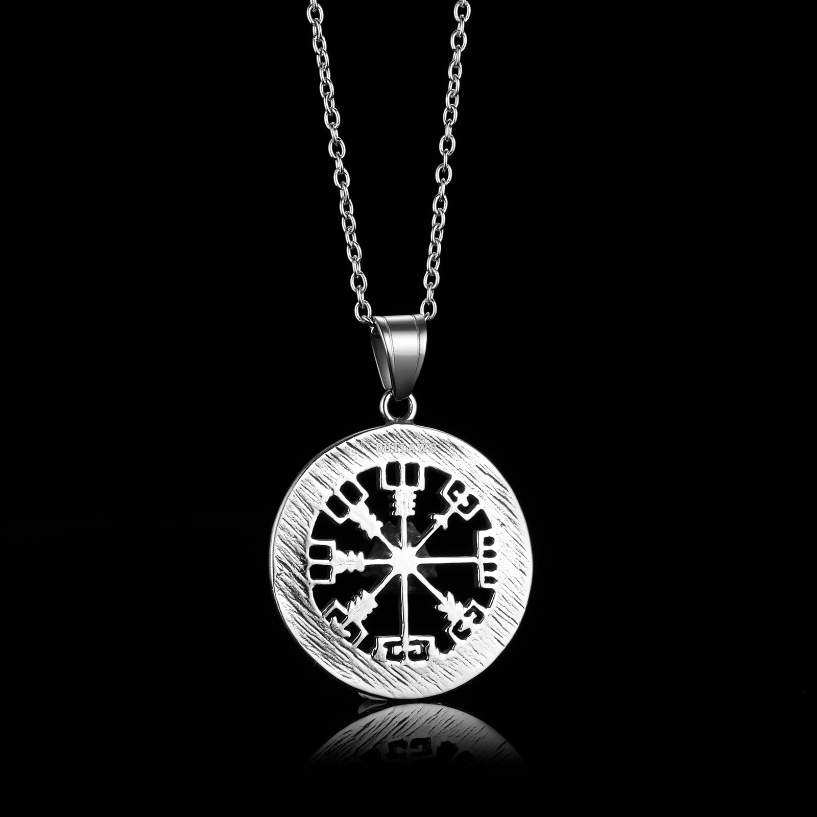 Viking Kompas Ketting | S925 Sterling Zilver | Krachtig Symbool van Bescherming